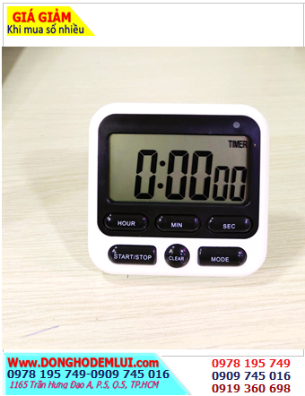 TIMER HX06, Đồng hồ cài đặt Hẹn giờ đến lùi /đếm ngược TIMER HX-06 (Cs 24 giờ, Màn hình Giờ-Phút-Giây) 